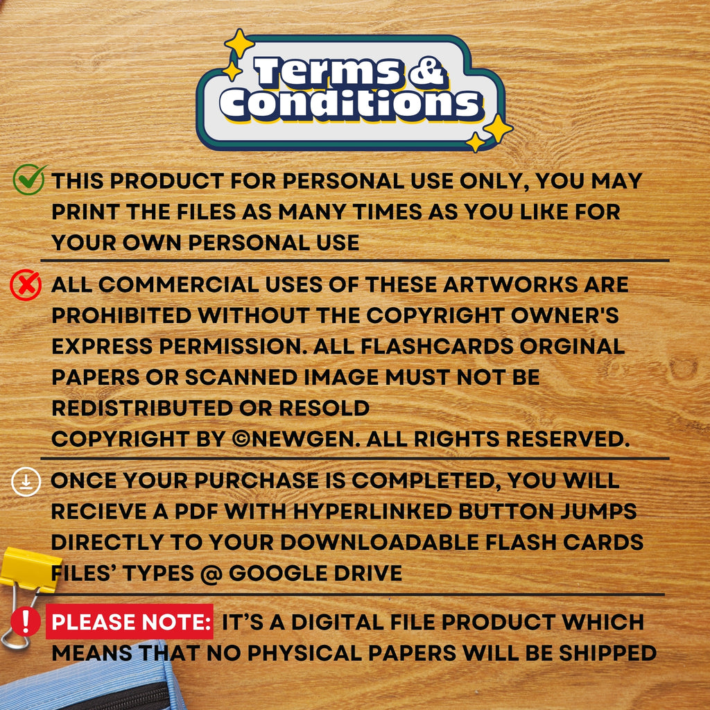 The Challenger Kids Flashcards