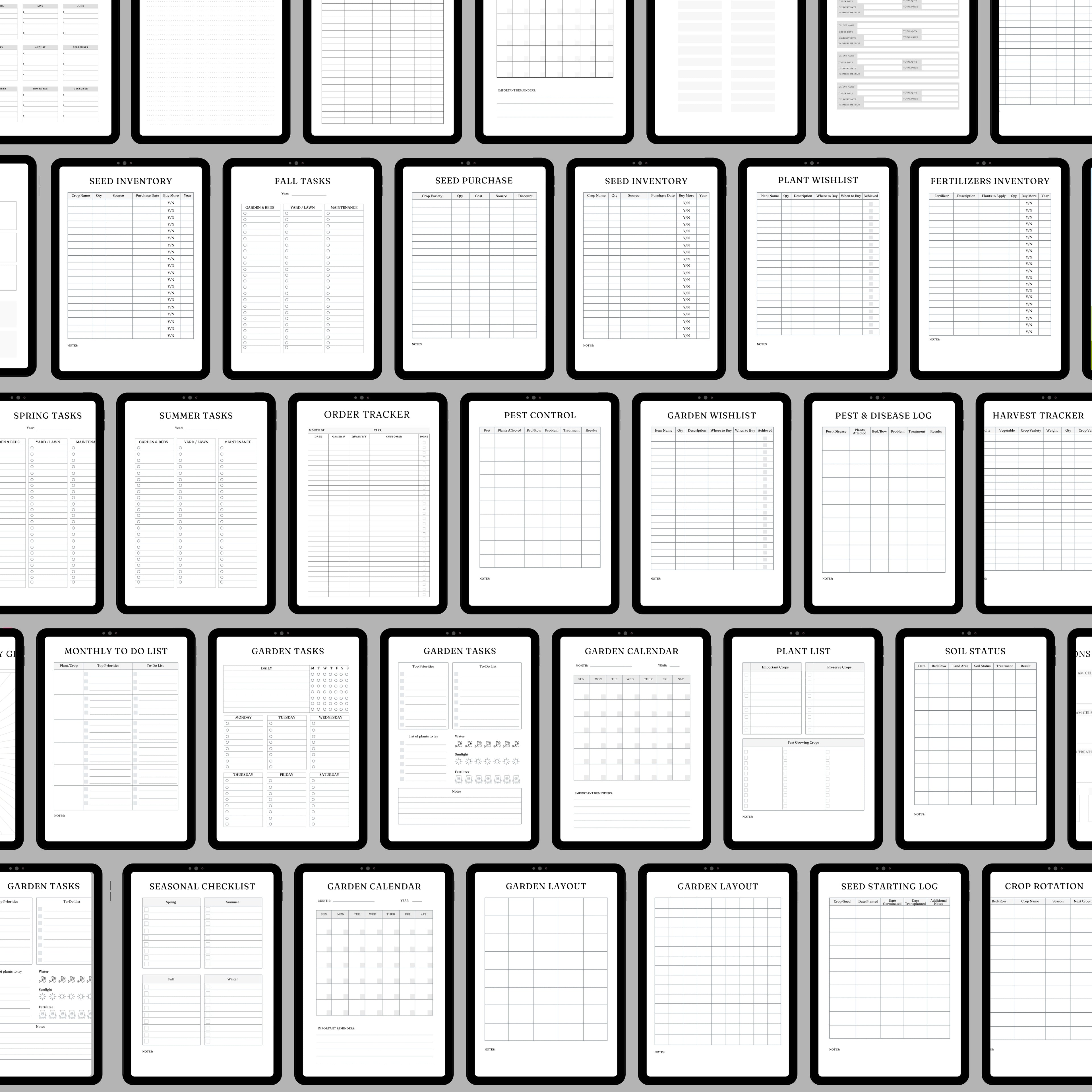 Garden Project Planner Bundle