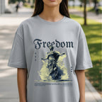 Freedom - Artistic Woman Silhouette Empowerment Movement Liberty Statement Artwork