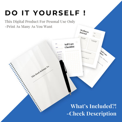 Selfcare & Wellness Planner Bundle