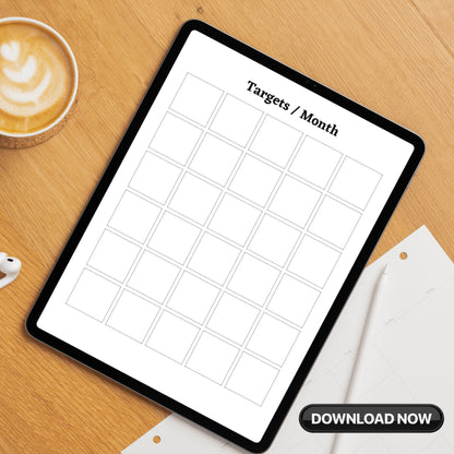 Targets/Month Planner