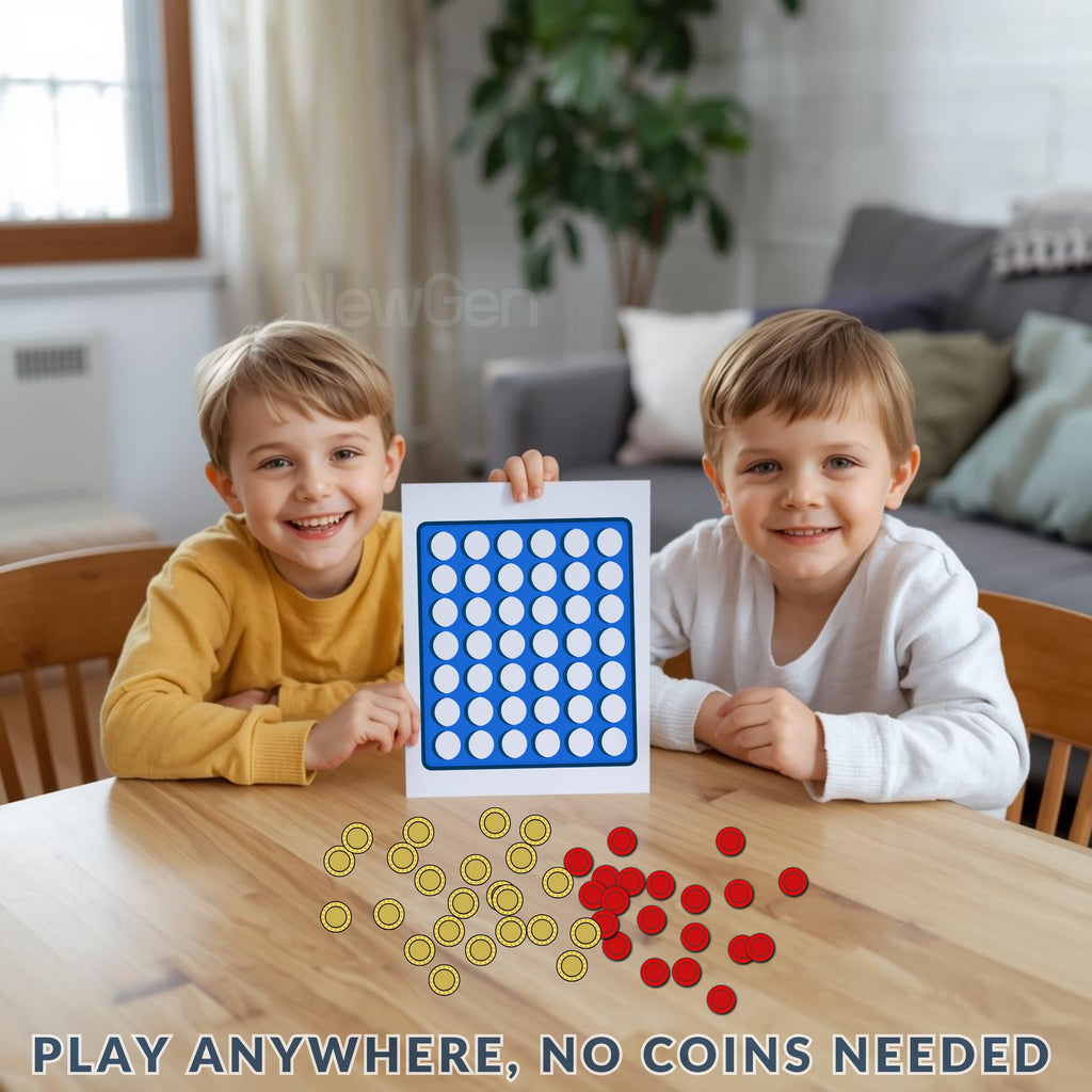 Connect Four Paper Style Game Pack