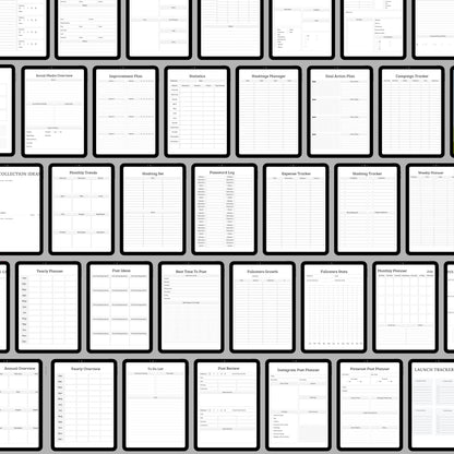 Social Media Post Planner Bundle