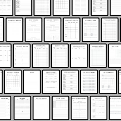 Etsy Shop Planner Bundle