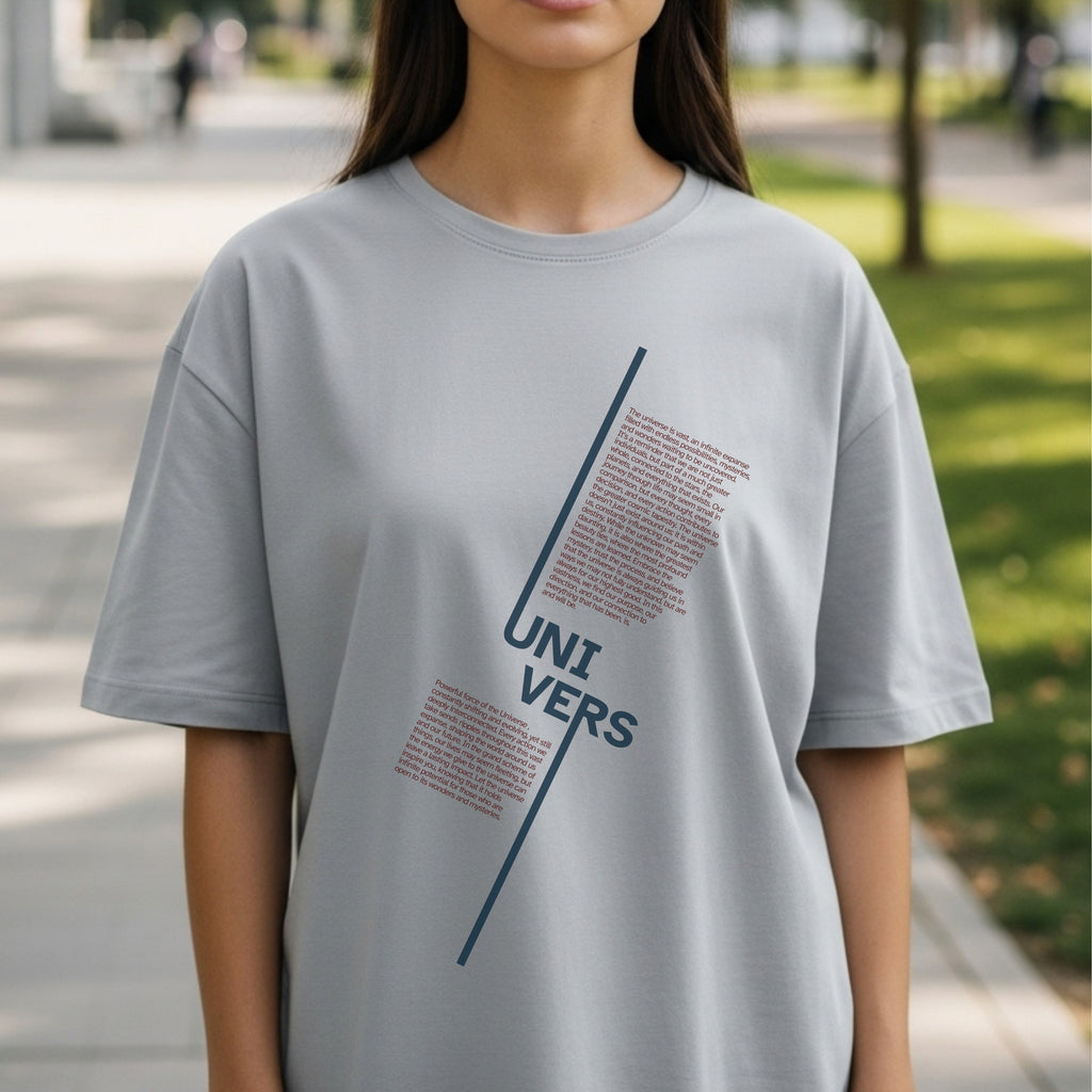 Uni Vers - Contemporary Typography Philosophy Exploration Statement Artwork