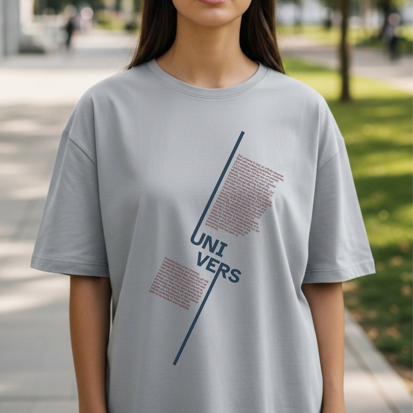 Uni Vers - Contemporary Typography Philosophy Exploration Statement Artwork