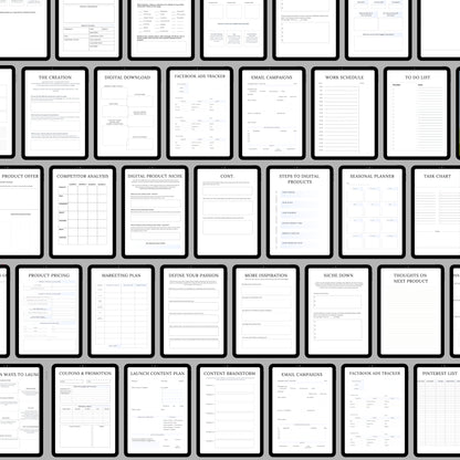 Digital Product Planner