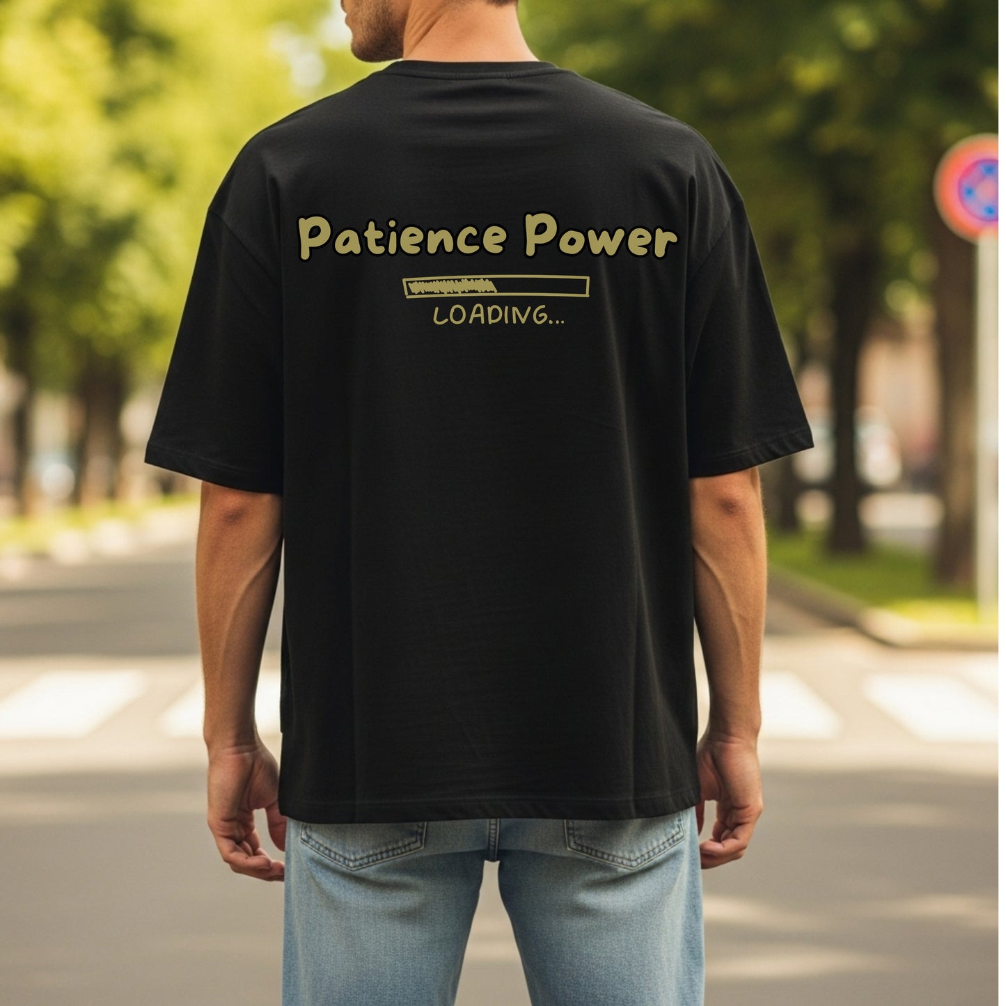 Patience Power Loading - Funny Motivational Progress Bar Artwork