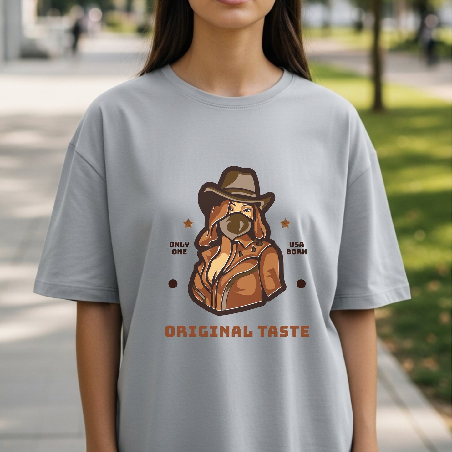 Original Taste - Vintage Western Cowboy Dog Authentic American Statement Artwork