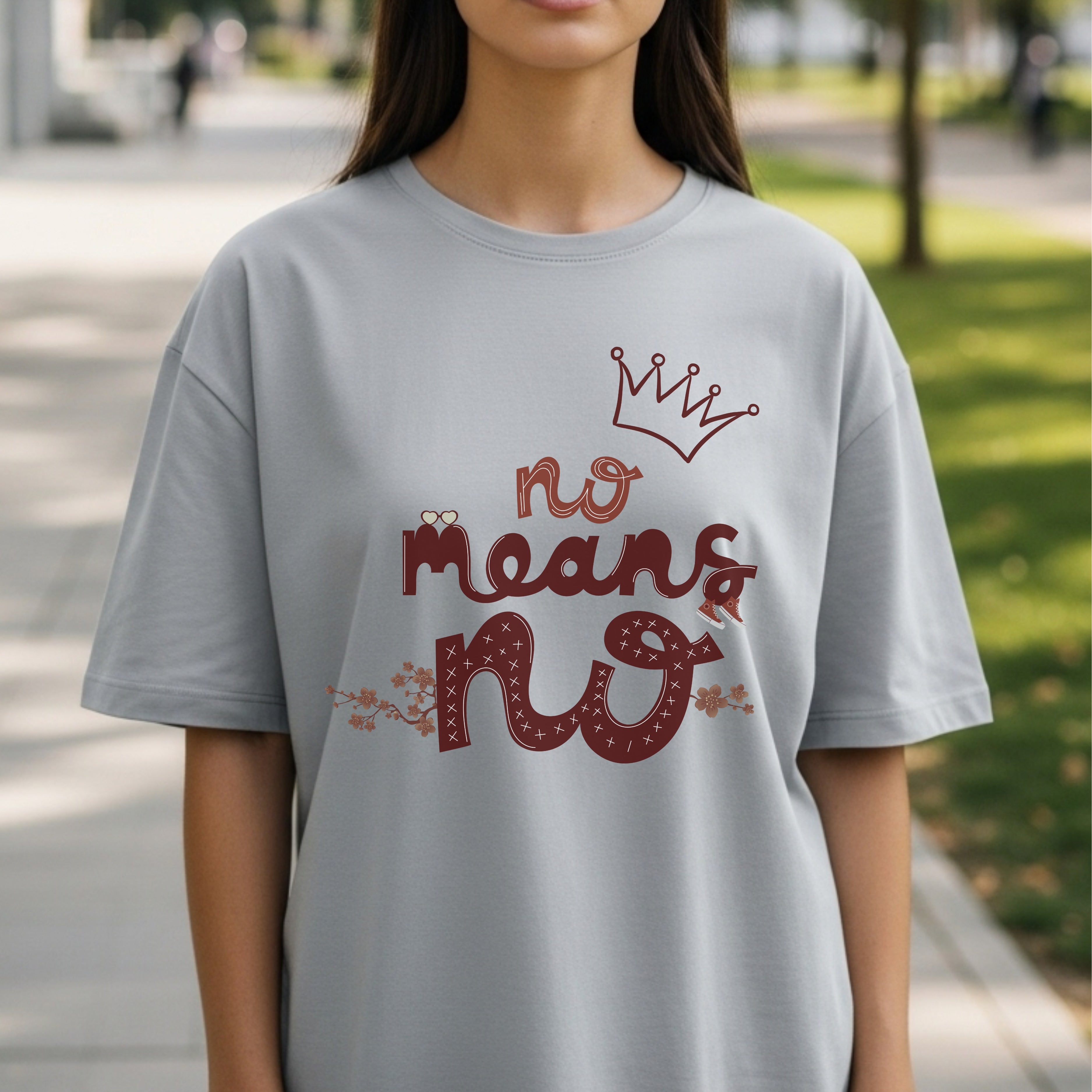 No Means No - Crown Boundary Empowerment Consent Statement Artwork