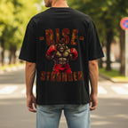 Rise Stronger - Boxing Gorilla Fitness Motivational Statement Artwork