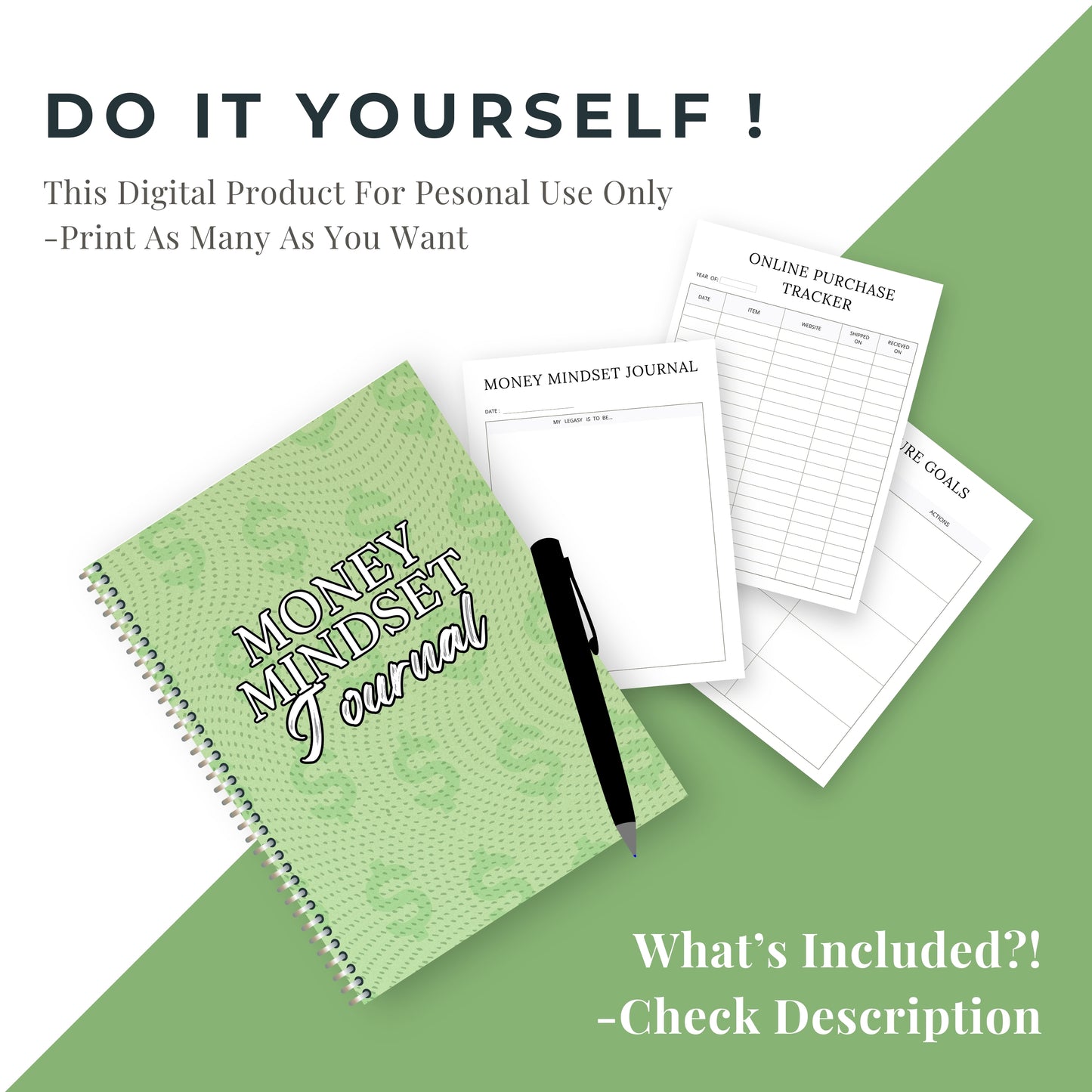 Money Mindset Journal Bundle