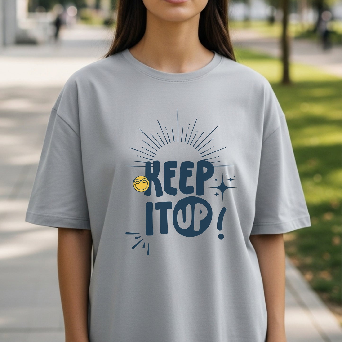 Keep It UP - Sunshine Positivity Optimism Motivational Statement Artwork