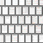 Rainbow Budget Planner Bundle