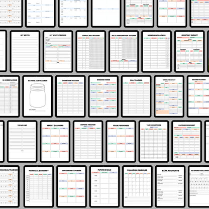 Rainbow Budget Planner Bundle