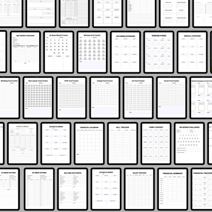 Financial & Budget Planner Bundle