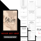 Self Love Planner & Workbook Sheets Bundle