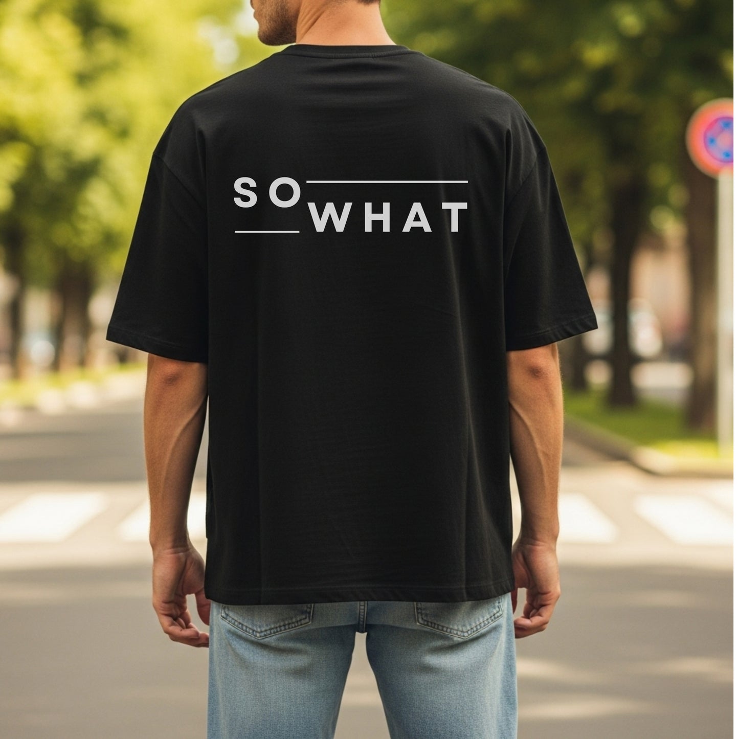 So What - Minimalist Attitude Statement Artwork