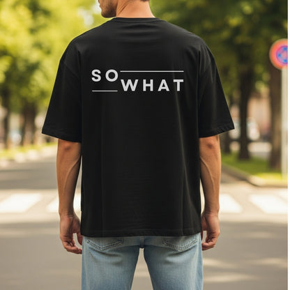 So What - Minimalist Attitude Statement Artwork