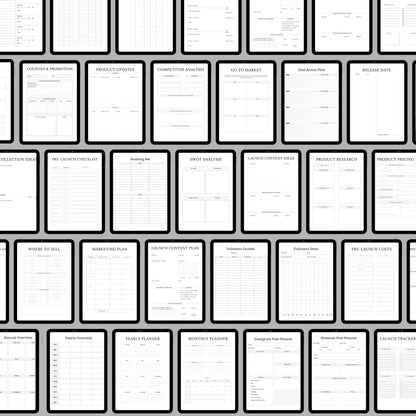 New Product Launch Planner Bundle