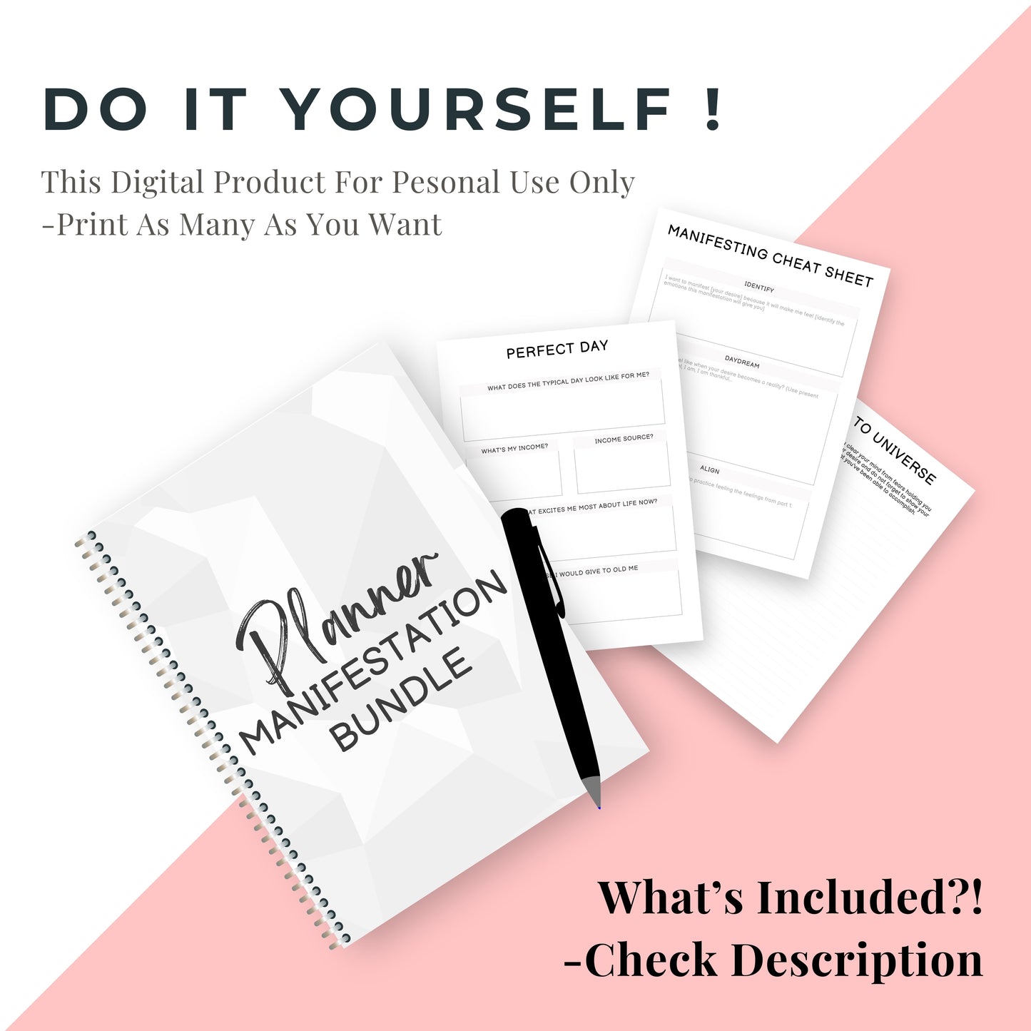 Manifestation Planner Bundle
