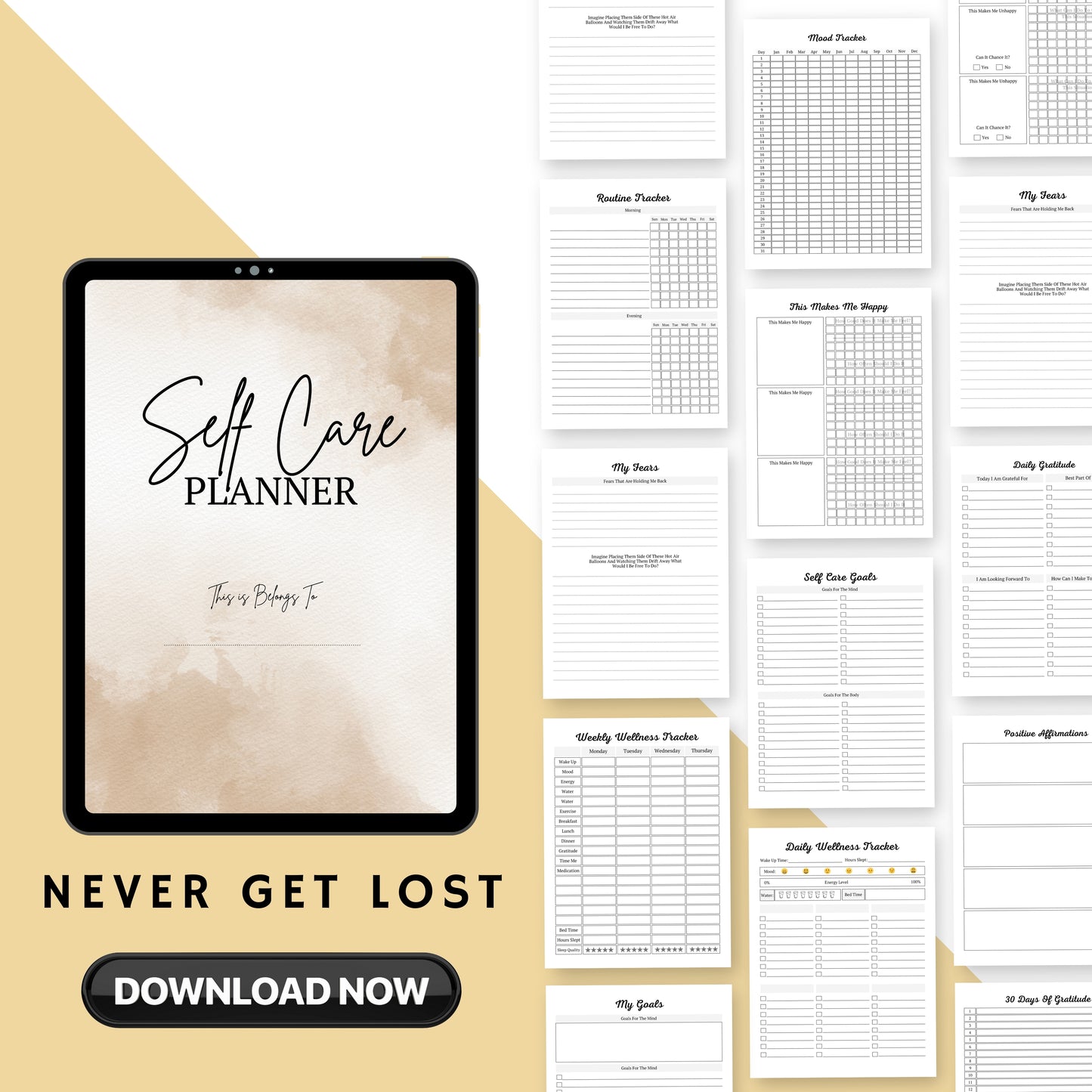 Self Care Planner Bundle