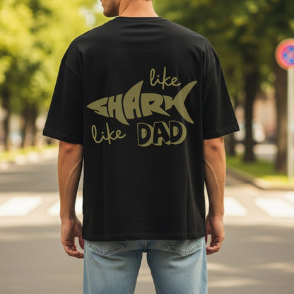 Like Shark Like Dad - Funny Father's Day Statement Artwork