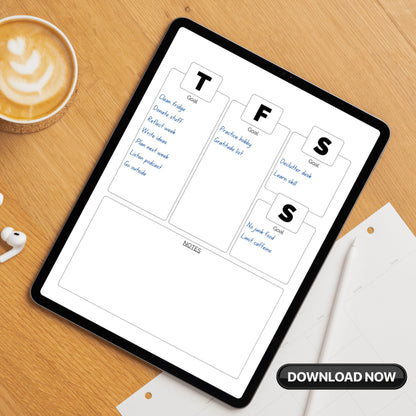 Daily Habbit & Goal Tracker x2 PDFs