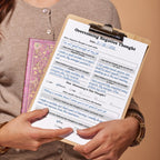 Overcoming Negative Thoughts Paper Sheet