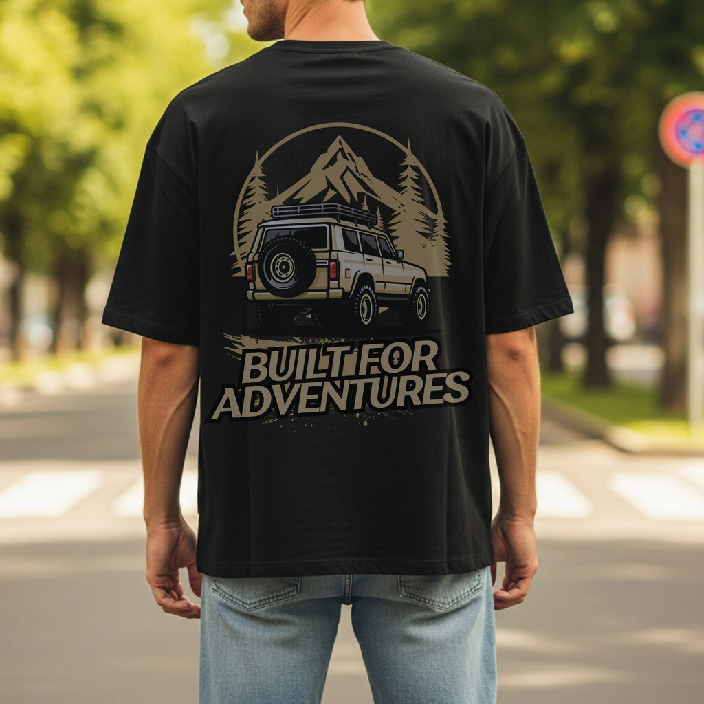 Built For Adventures - Mountain Off-Road Badge Statement Artwork