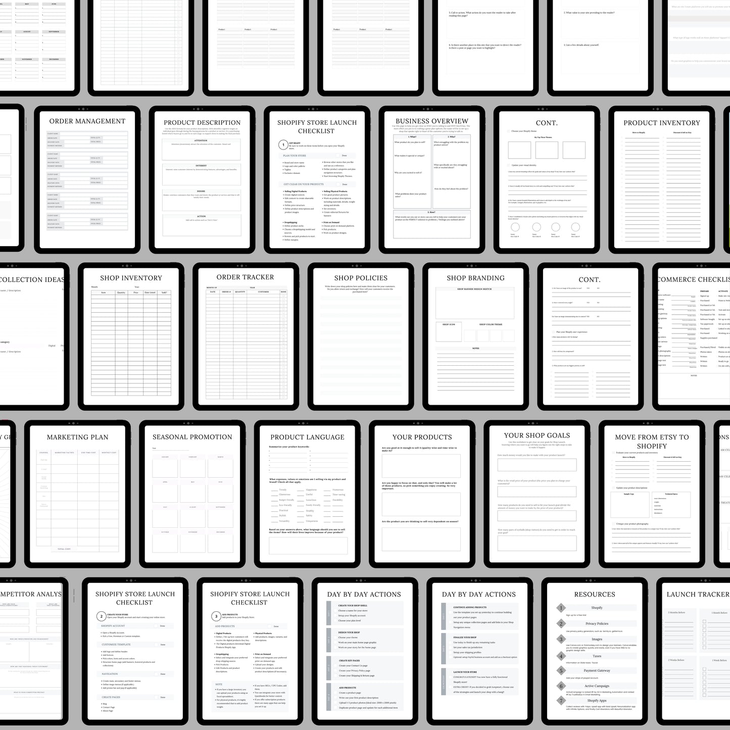 Shopify Store Planner