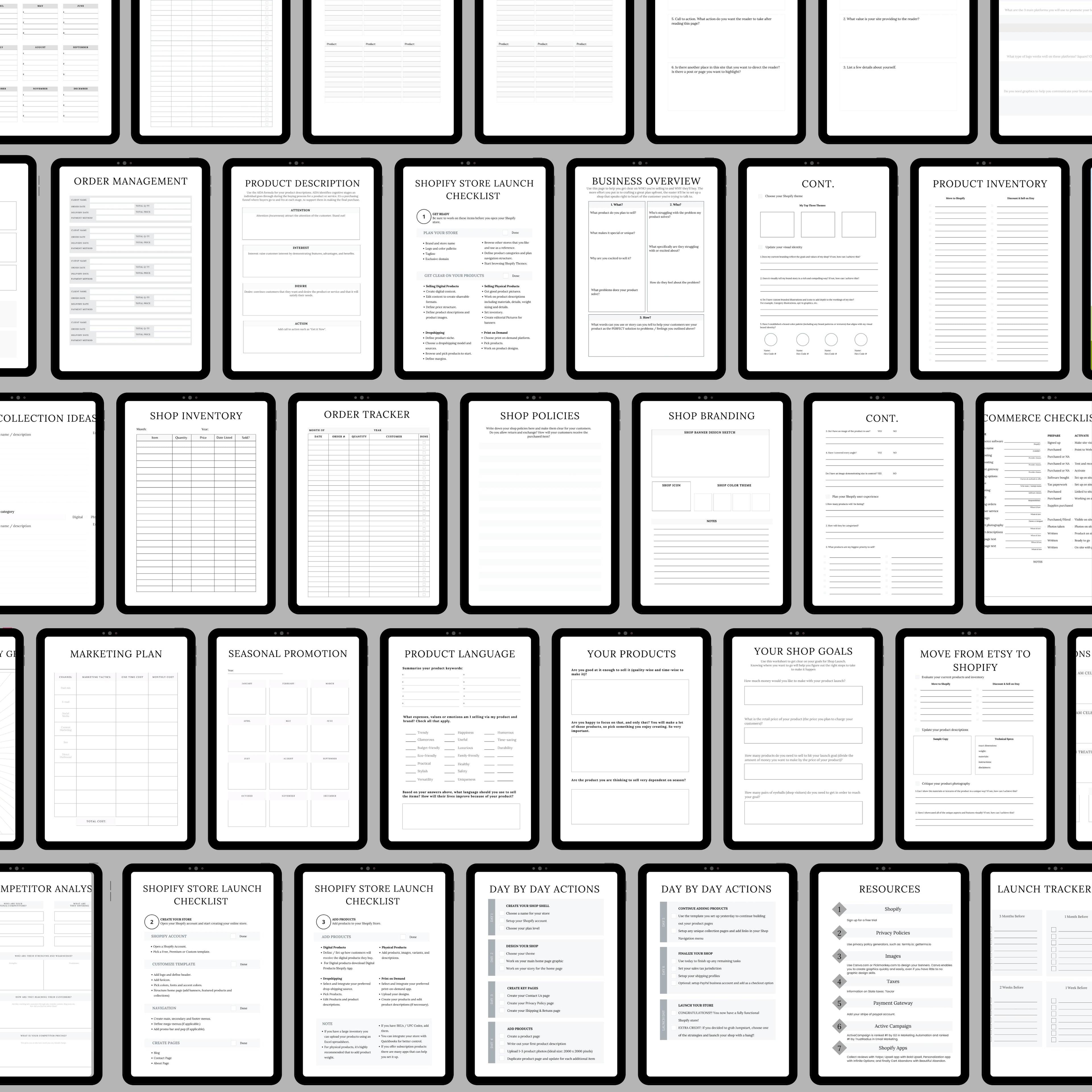 Shopify Store Planner