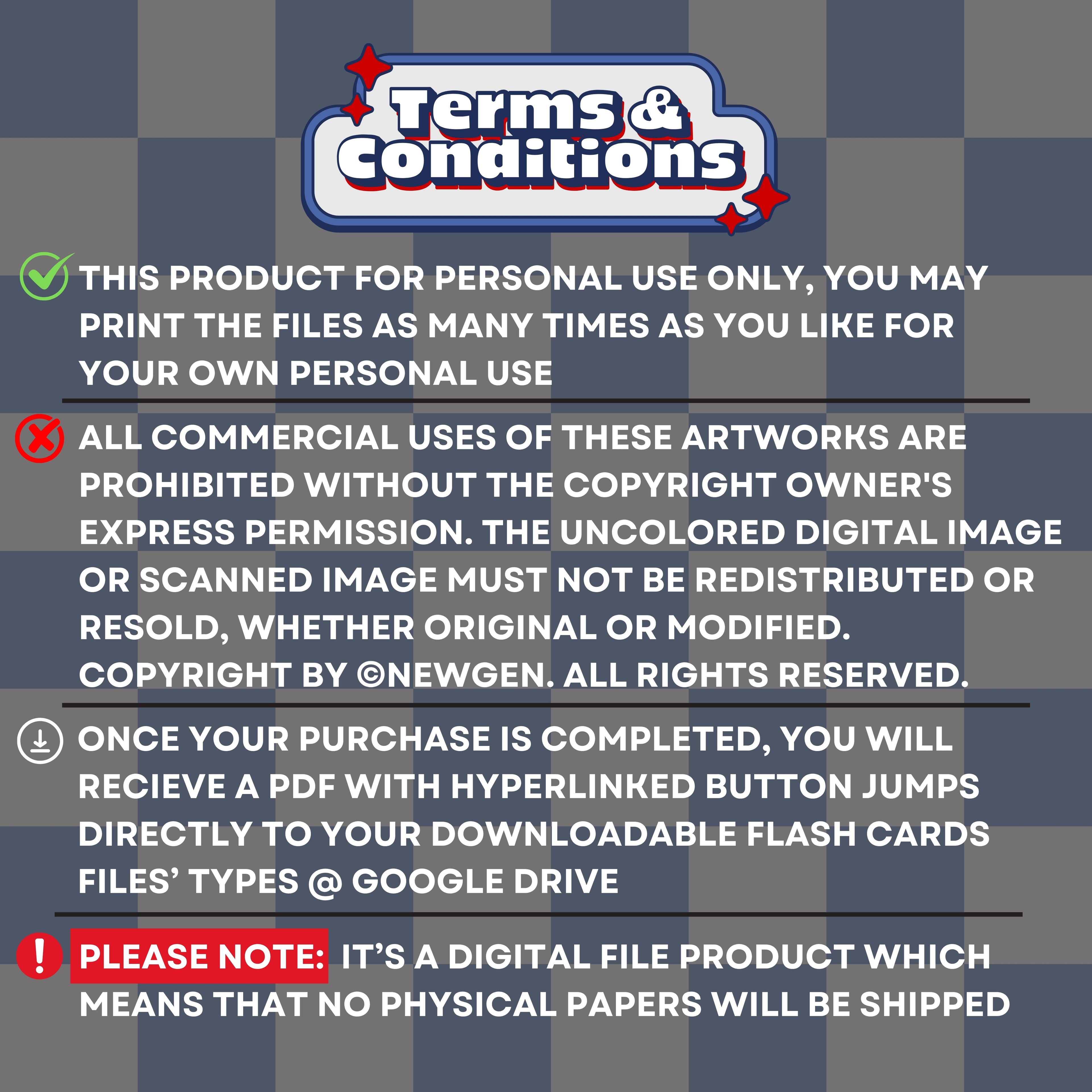 Animals & Objects Alphabet Flashcards