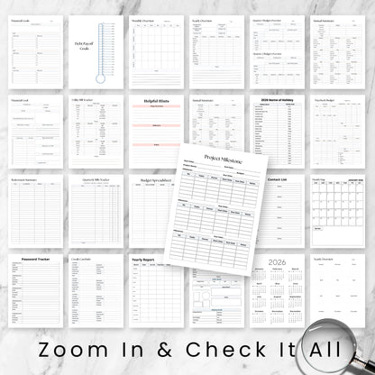 All In One Business Planner Bundle 2026