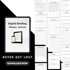 Digital Reading Planner & Journal