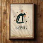 Passion Infinity - Yoga Empowerment Wall Art | Celestial Wellness Poster