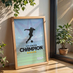 Upcoming Champion - Soccer Stadium Inspiration Wall Art