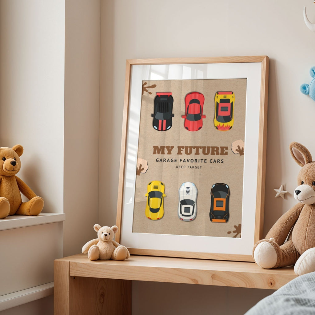 My Future Garage Favorite Cars Wall Art