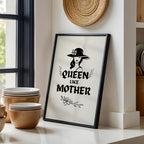Queen Like Mother - Elegant Maternal Bond Wall Art