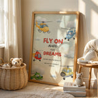 Fly On Over Your Dreams - Believe in Yourself Always Wall Art