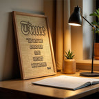 Time Defines Who We Are - Gothic Wisdom Wall Art