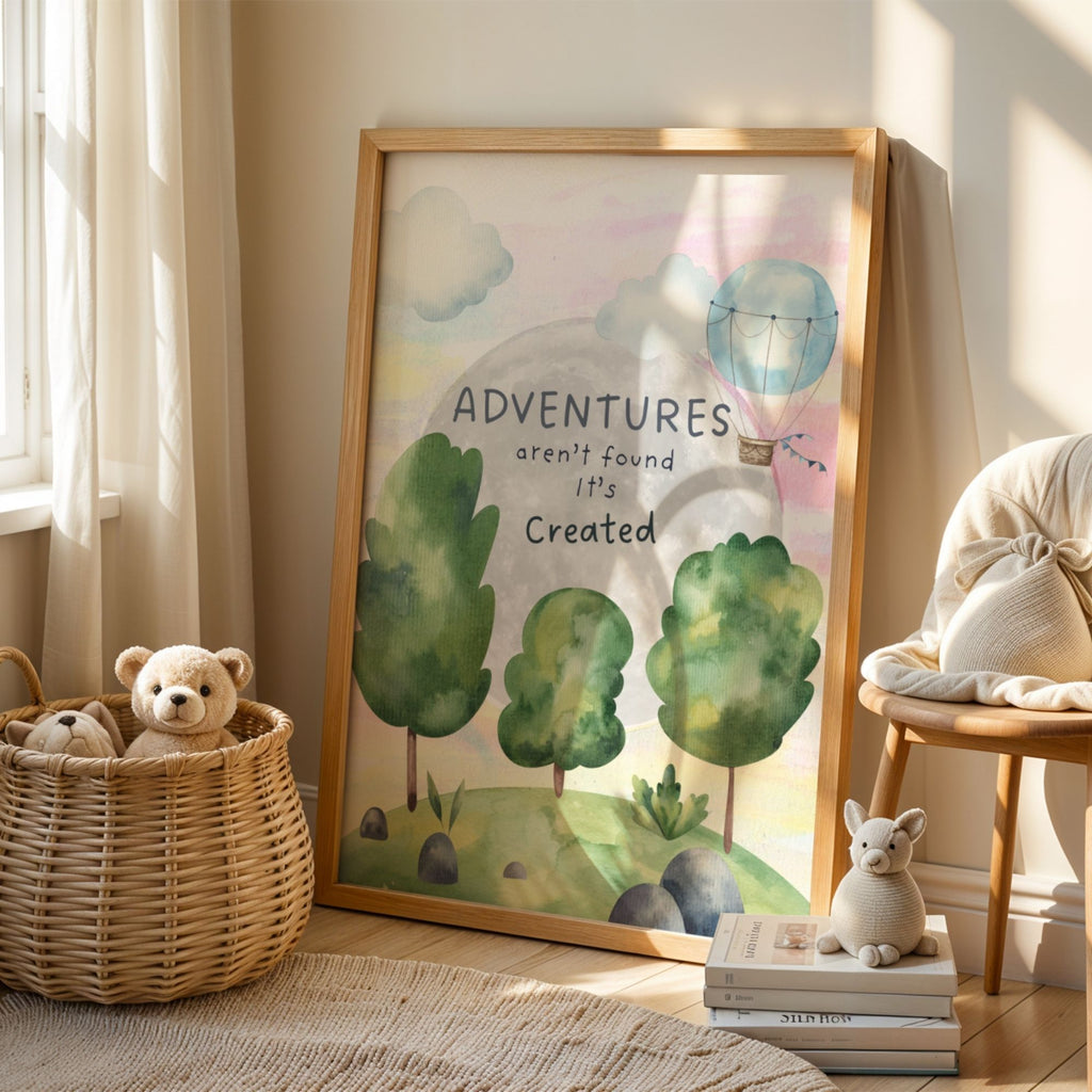Adventures Aren't Found It's Created Wall Art