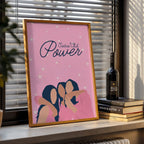 Sisters Club Power - Feminine Sisterhood Wall Art