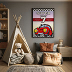 Super Power Buddy - Work Hard, Aspire, Act, Achieve Wall Art