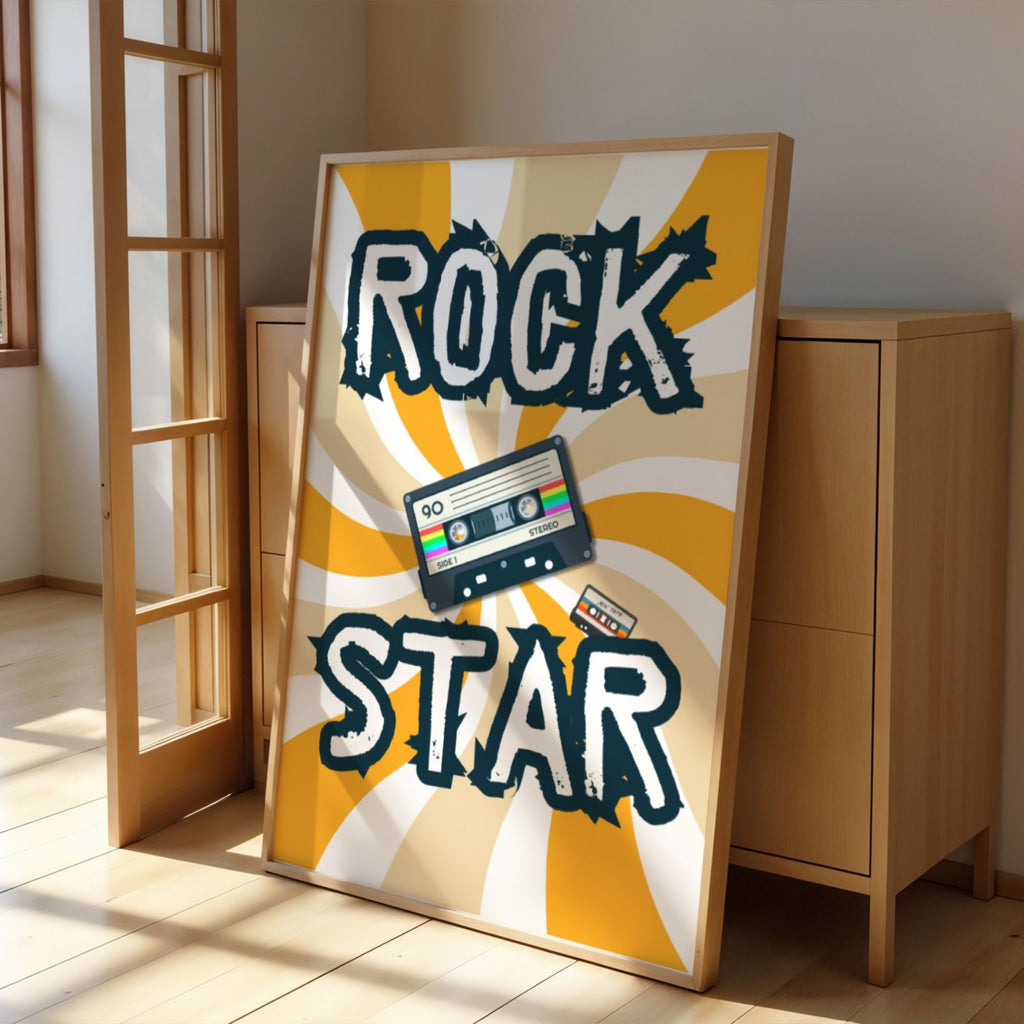 Rock Star Retro Wall Art
