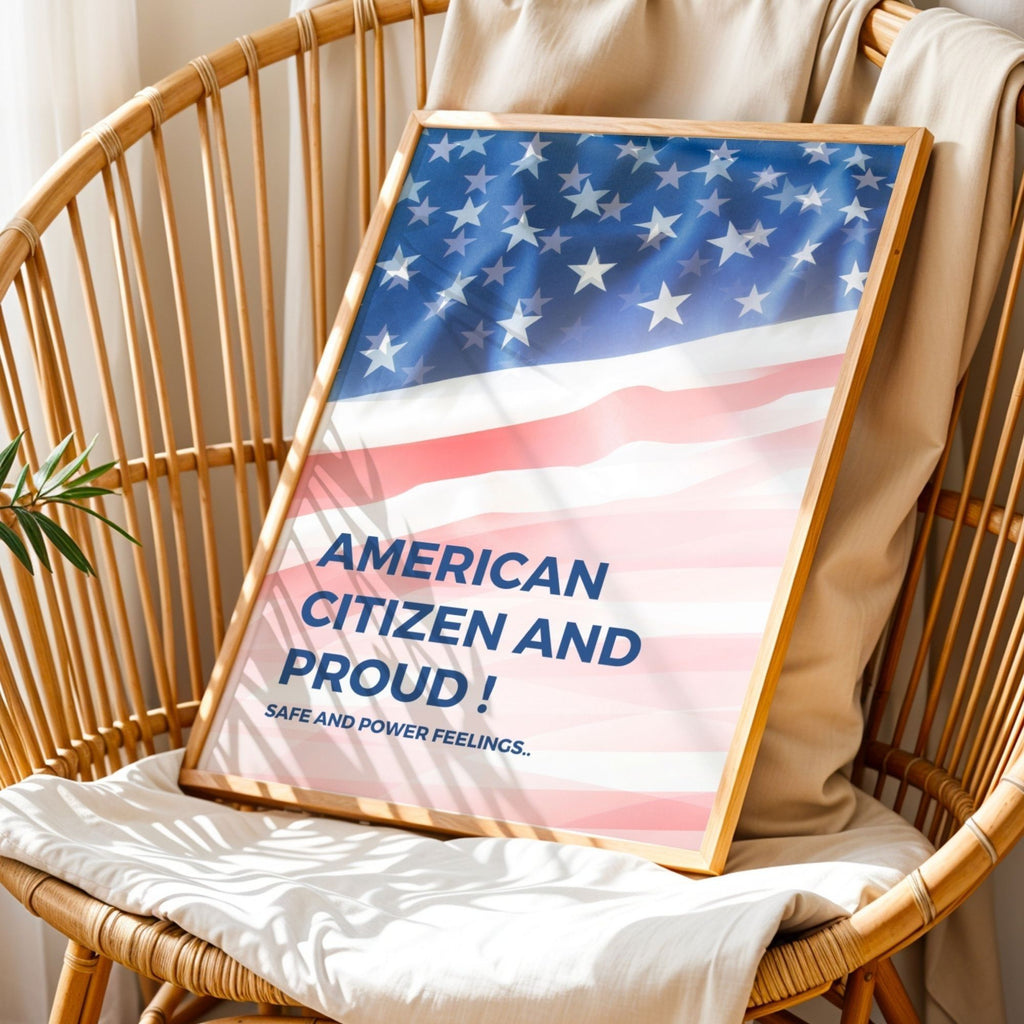 American Citizen and Proud Wall Art