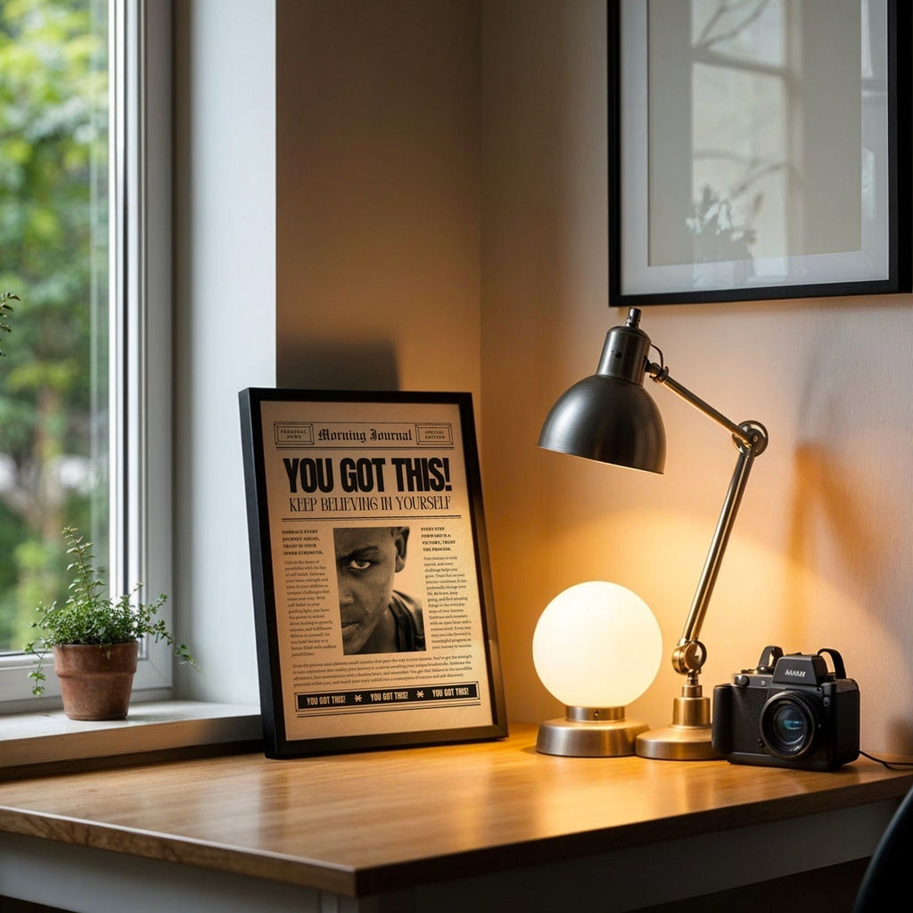You Got This - Vintage Newspaper Motivation Wall Art