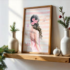 Graceful Elegance - Feminine Beauty & Flowers Wall Art