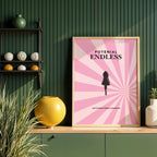 Potential Endless - Retro Empowerment Wall Art