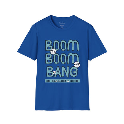 Boom Boom Bang - Funny Attitude Cool Emoji Statement Artwork Tee